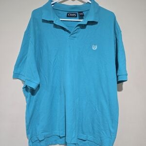 Chaps Men's Blue Polo Shirt